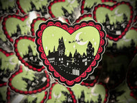 Dreamy Holiday Castle Sticker