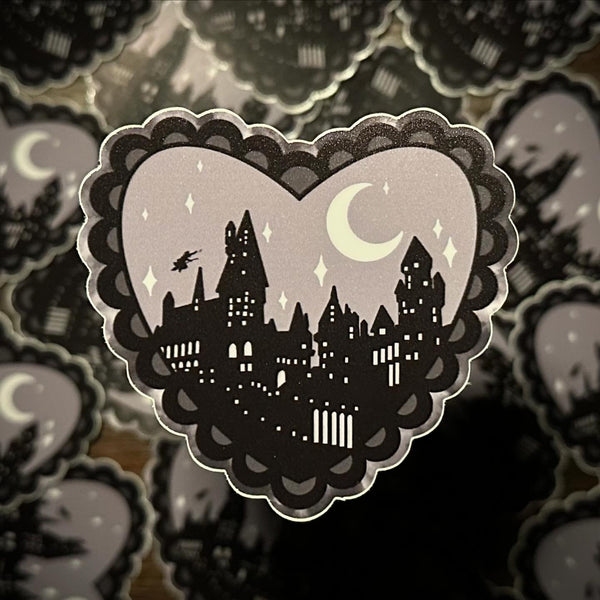 Dark Dreamy Magical Castle Sticker (Nox)