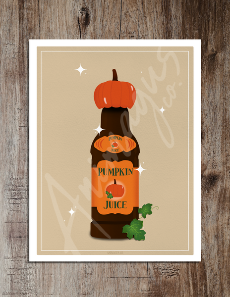 Pumpkin Juice Print