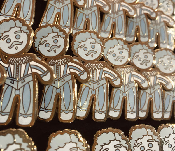 Holiday Nearly Headless Ginger-Bread Pin