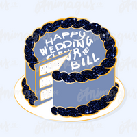 Fleur & Bill Wedding cake